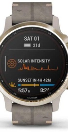 Garmin Fenix 6S Pro Solar Edition Light gold with shale grey suede band (010-02409-26)