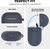 AhaStyle Colorful Silicone Case for Airpods 4 Midnight Blue