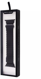 Apple Watch 42mm/44mm/45mm/49mm Colour Leather Black (high copy)