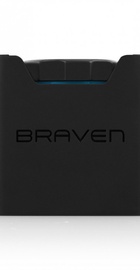 Braven BRV-1 Portable Wireless Black with Cyan Relief and Black Grill