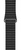 Apple Watch 42mm/44mm/45mm/46mm/49mm Leather Loop Medium Black (MJY52)
