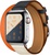 Apple Watch Hermes Series 4 GPS + Cellular 40mm Stainless Steel Case with Indigo/Craie/Orange Swift Leather Double Tour (MU7K2)