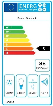 Falmec GRUPPO INCASSO BURANO 50 E.P. BLACK (CBIN50.E9P2#ZZZN460F)
