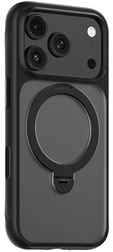 Blueo Skin Friendly Stain & Slip Resistant Magnetic Case iPhone 18 Pro / 17 Pro Black