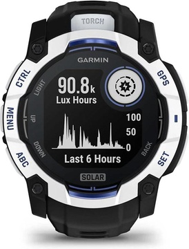 Garmin Instinct 3 50mm Solar Whitestone with Black Band (010-02935-03)