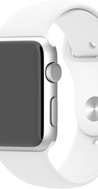 Apple Sport Band for Watch 42mm/44mm/45mm/46mm/49mm White M/L & L/XL (ML9H2)