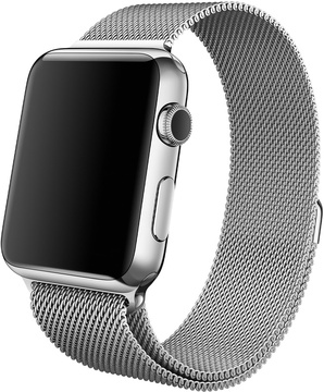 Apple Watch 38mm/40mm/41mm/42mm Milanese Loop Band Silver (high copy)