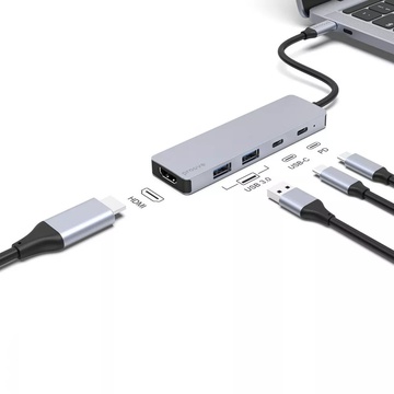 Proove Iron Link 5 in 1 HDMI (2*Type-C + 2*USB3.0 + HDMI)