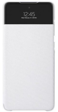 Samsung A725 Galaxy A72 Smart S View Wallet Cover White (EF-EA725PWEG)