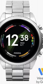 Fossil Gen 6 44mm Smoke Stainless Steel (FTW4059)