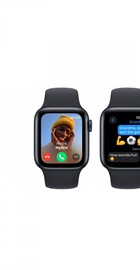 Apple Watch SE 2 GPS 40mm Midnight Aluminium Case with Midnight Sport Band S/M (MR9X3)