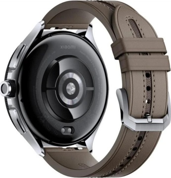Xiaomi Watch 2 Pro Bluetooth Silver Case with Brown Leather Strap (BHR7216GL)
