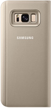 Samsung Clear View Standing Cover Gold for Galaxy S8+ (EF-ZG955CFEGRU)