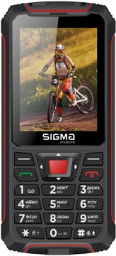 Sigma mobile X-treme PR68 Black-red (UA)