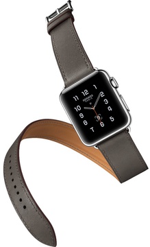 Apple Watch Hermes Double Tour 38mm with Etain Leather Band