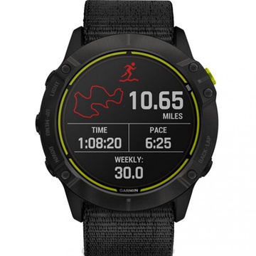 Garmin Enduro Black DLC Titanium with Black UltraFit Nylon Strap (010-02408-01)