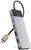 WIWU Linker 12in1 USB-C to (USB-C+2xUSB2.0+2xUSB3.0+SD/MicroSD+VGA+2xHDMI+RJ45+PD) 100W Grey (A12HV)