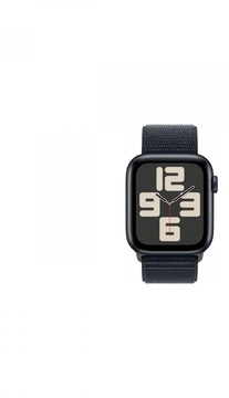 Apple Watch SE 2 GPS 44mm Midnight Aluminium Case with Midnight Sport Loop (MREA3)