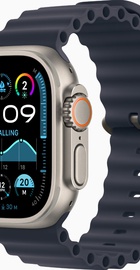 Apple Watch Ultra 2 GPS + Cellular 49mm Natural Titanium Case With Navy Ocean Band (MX4D3)