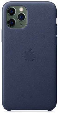 Apple iPhone 11 Pro Leather Case Midnight Blue (high copy)