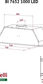 Perfelli BI 7652 BL 1000 LED