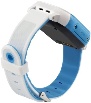 Lemfo DF50 Ellipse Aqua с GPS трекером (Бело-голубой)