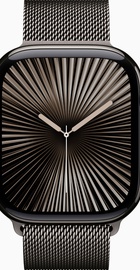Apple Watch Series 10 GPS + Cellular 42mm Slate Titanium Case With Slate Milanese Loop (MX053)