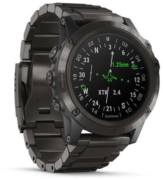 Garmin D2 Delta PX Aviator Watch With Carbon Gray Titanium Band 51mm (010-01989-31) (UA)