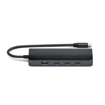 Satechi USB-C Multiport Adapter 8K with Ethernet V3 Midnight (ST-P8KED)