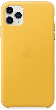 Apple iPhone 11 Pro Max Leather Case - Meyer Lemon (MX0A2)