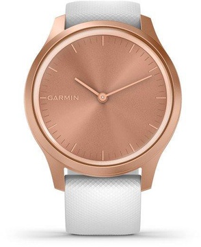 Garmin Vivomove Style Rose Gold Aluminum w. White Silicone B. (010-02240-00)
