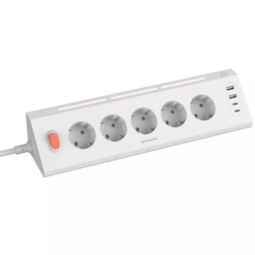 Proove Prism Socket (5xAC + 2xType-C + 2xUSB) 1.6m