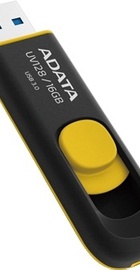 ADATA 16 GB UV128 Black/Yellow