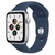 Apple Watch SE 44mm Silver Aluminum Case with Abyss Blue Sport Band (MKQ43)