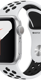 Apple Watch Nike Series 5 GPS 40mm Silver Aluminum Case with Pure Platinum/Black Nike Sport Band (MX3R2)
