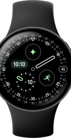Google Pixel Watch 4 41mm Wi-Fi Matte Black Aluminum case / Obsidian Active Band