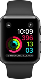 Apple Watch 42mm Series 1 Space Gray Aluminum Case with Black Sport Band (MP032)
