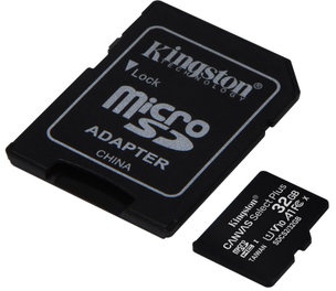 Kingston Canvas Select Plus microSDHC (UHS-1) 32Gb class 10 А1 (R-100MB/s) (adapter SD) (SDCS2/32GB)