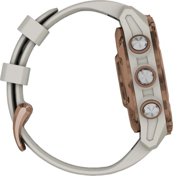 Garmin Descen Mk3i – 43 mm Bronze PVD Titanium with French Gray Silicone Band (010-02753-13/14)