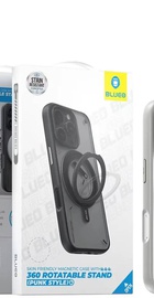 Skin Friendly Magnetic 360 Rotatable Stand Series for iPhone 16 Pro Max Black (BL043) Grey
