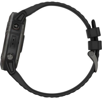 Garmin Fenix 6X Pro Solar Titanium Carbon Grey DLC with Black Band (010-02157-21)