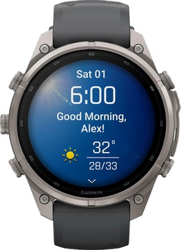 Garmin Fenix 9 Pro inReach 47mm Titanium with Graphite/Black Silicone Band (010-04336-20/21)