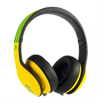 Monster Adidas Originals Limited Over-Ear Yellow and Green over Black