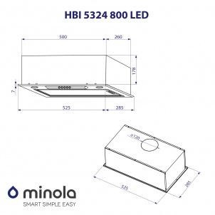 Minola HBI 5324 BL 800 LED
