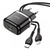 Hoco N24 Vicorious 20W (1 Type-C) + Кабель Type-C to Lightning Black