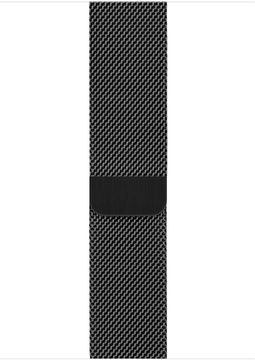 Apple Milanese Loop for Watch 42mm/44mm/45mm/46mm/49mm Space Black (MTU52)