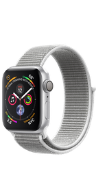 Apple Watch Series 4 GPS 40mm Silver Aluminum Case with Seashell Sport Loop (MU652)