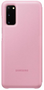 Samsung G980 Galaxy S20 LED View Cover Pink (EF-NG980PPEG)