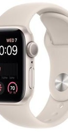 Apple Watch SE 2 GPS 40mm Starlight Aluminum Case with Starlight Sport Band (MNJP3)