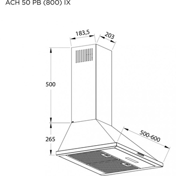 Pyramida ACH 50 PB (800) IX